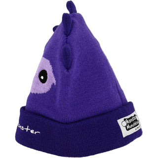 Purple Snuggle Monster One Size Fits All Baby Hat