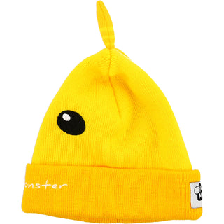 Yellow Mini Monster One Size Fits All Baby Hat