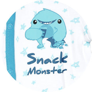 Blue Snack Monster 0-6 Months Sleeper