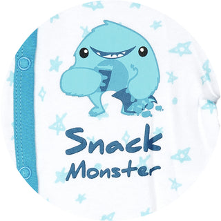 Blue Snack Monster 0-6 Months Sleeper