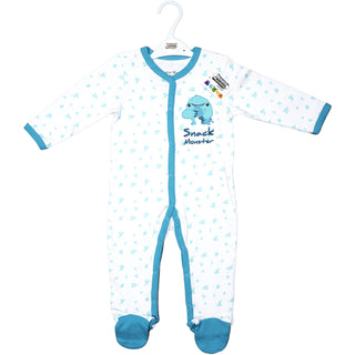 Blue Snack Monster 0-6 Months Sleeper