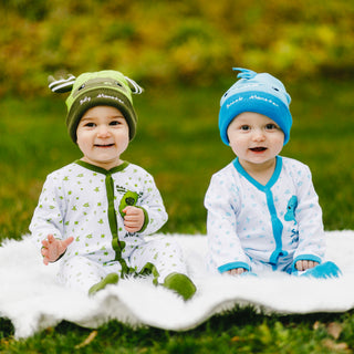 Blue Snack Monster 0-6 Months Sleeper
