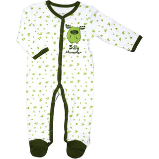 Green Silly Monster 0-6 Months Sleeper