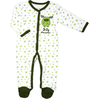 Green Silly Monster 0-6 Months Sleeper