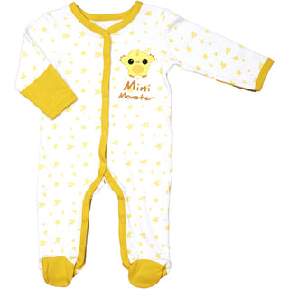 Yellow Mini Monster 0-6 Months Sleeper