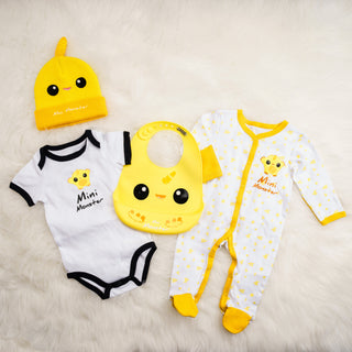 Yellow Mini Monster 0-6 Months Sleeper
