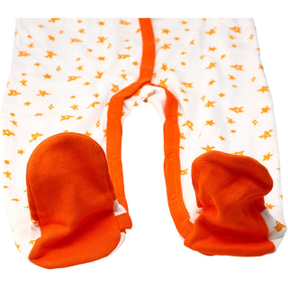 Orange Messy Monster 0-6 Months Sleeper