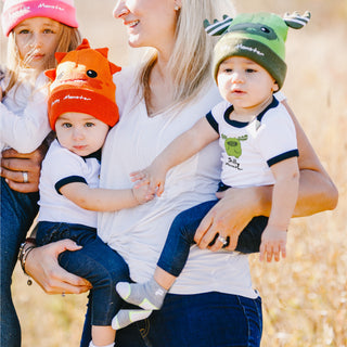 Green Silly Monster 6-12 Months Bodysuit