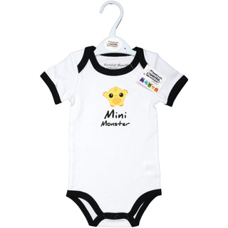 Yellow Mini Monster 6-12 Months Bodysuit
