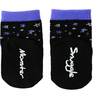 Purple Snuggle Monster Non-slip Baby Socks
