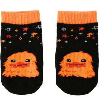 Orange Crawling Monster Non-slip Baby Socks