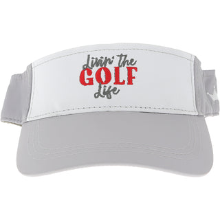 Golf Life Light Gray with White Adjustable Visor