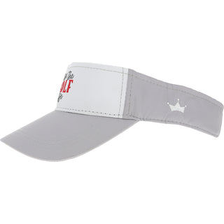 Golf Life Light Gray with White Adjustable Visor