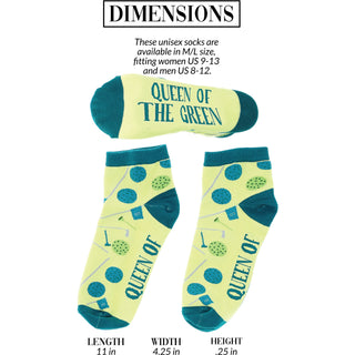 Queen of the Green Women's Ankle Socks