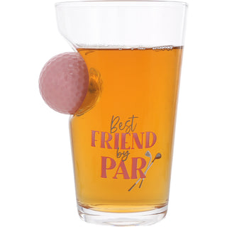 Best Friend 15 oz Golf Ball Glass