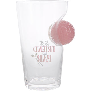 Best Friend 15 oz Golf Ball Glass