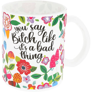 Bad Thing 18 oz Glass Mug