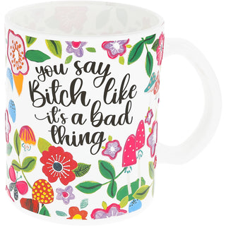 Bad Thing 18 oz Glass Mug