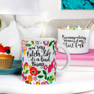 Bad Thing 18 oz Glass Mug