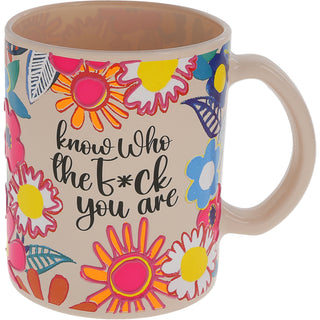 Know Who You Are 18 oz Glass Mug