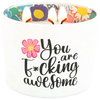 You Are Awesome 11 oz - 100% Soy Wax Candle Scent: Tranquility