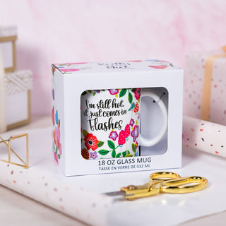 Flashes 18 oz Glass Mug