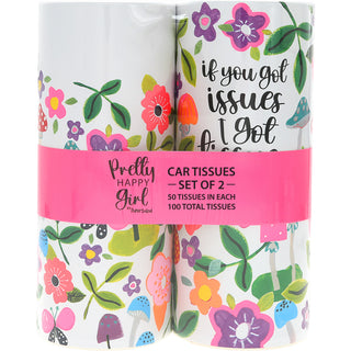 Issues Car Facial Tissues (Set of 2)