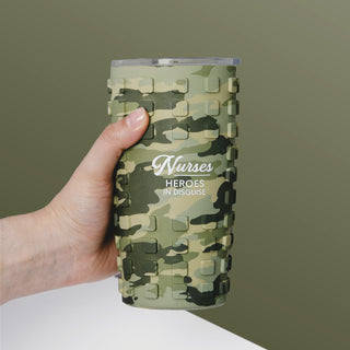 Nurses 20 oz Travel Tumbler with 3D Silicone Wrap