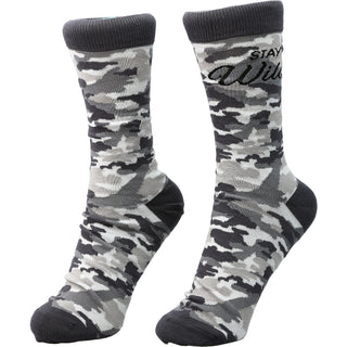 Stay Wild S-M Cotton Blend Sock
