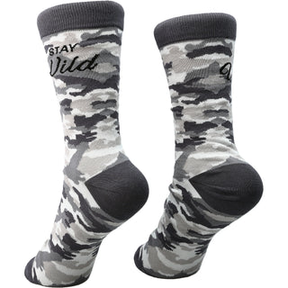 Stay Wild S-M Cotton Blend Sock