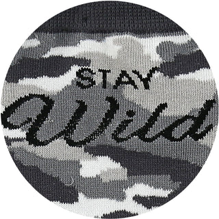 Stay Wild S-M Cotton Blend Sock