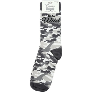 Stay Wild S-M Cotton Blend Sock