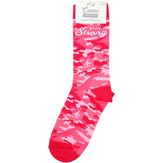 Stay Strong S-M Cotton Blend Sock