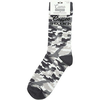 Coffee S-M Cotton Blend Sock