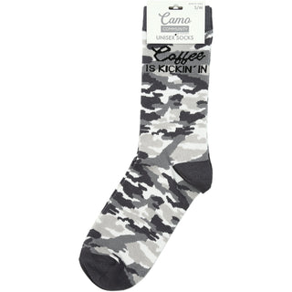 Coffee S-M Cotton Blend Sock