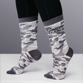 Coffee S-M Cotton Blend Sock