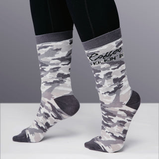 Coffee S-M Cotton Blend Sock