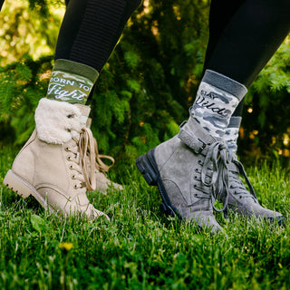 Fight S-M Cotton Blend Sock