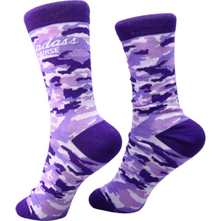 Badass Nurse S-M Cotton Blend Sock