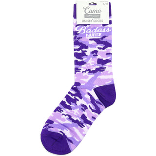 Badass Nurse S-M Cotton Blend Sock
