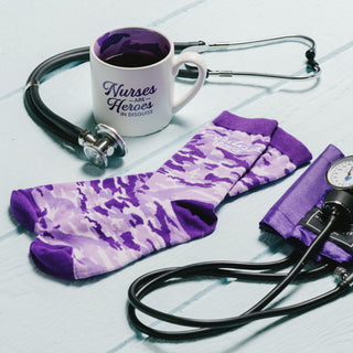 Badass Nurse S-M Cotton Blend Sock