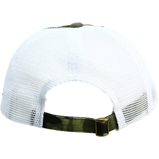 Papa Bear Green Camo Adjustable Mesh Hat