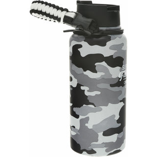 Fatherhood 32 oz Stainless Steel Water Bottle with Paracord Survival Handle