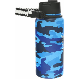 Badass 32 oz Stainless Steel Water Bottle with Paracord Survival Handle