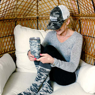 Grandma S-M Cotton Blend Sock