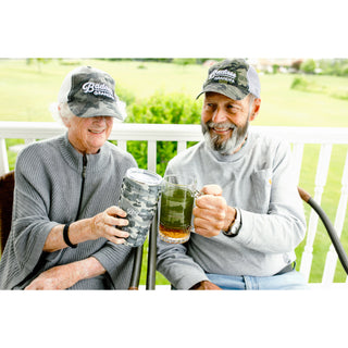 Grandpa Green Camo Adjustable Mesh Hat