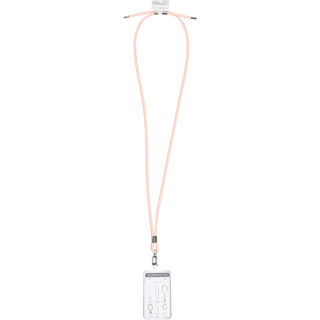 Pink Adjustable Silicone Crossbody Phone Lanyard