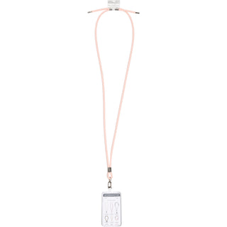Pink Adjustable Silicone Crossbody Phone Lanyard