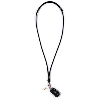 Black Adjustable Silicone Crossbody Phone Lanyard