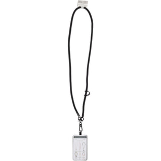 Black Soft Nylon Crossbody Phone Lanyard